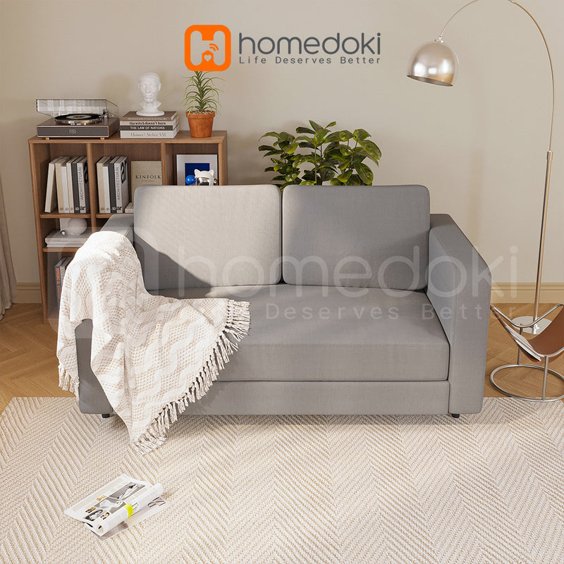 Homedoki Sofa Untuk 2 Orang/Sofa Minimalis Modern/Sofa Kecil/Sofa Ruang Tamu