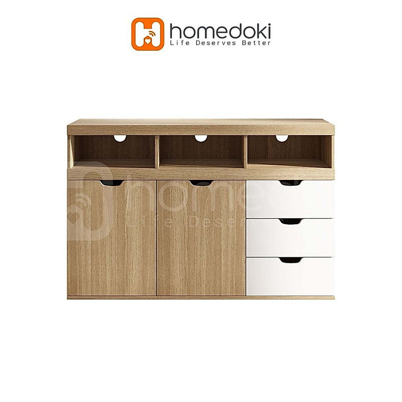 Homedoki Meja TV/Rak TV/Meja TV Minimalis Modern/Meja TV Kayu Ekonomis/Meja TV Minimalis Modern Terbaru