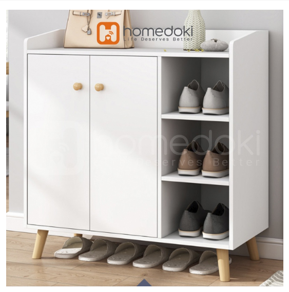 Homedoki Lemari Sepatu Susun Minimalis HD086