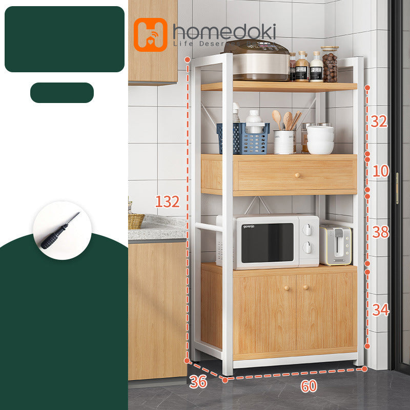 Homedoki Rak Dapur Penyimpanan Microwave HD019