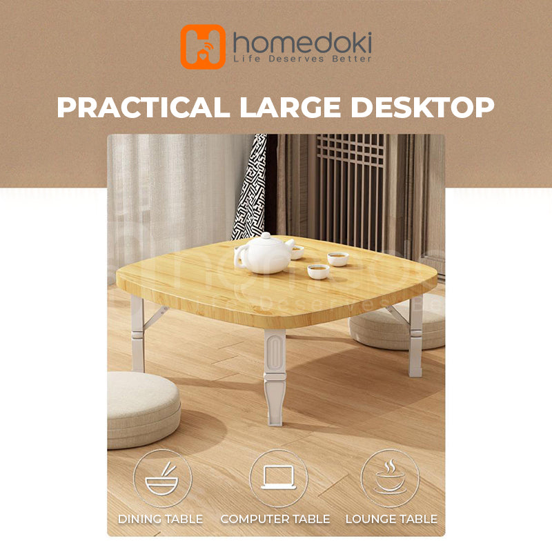 Homedoki Meja Teh Jepang Lesehan - Meja Lipat HD036