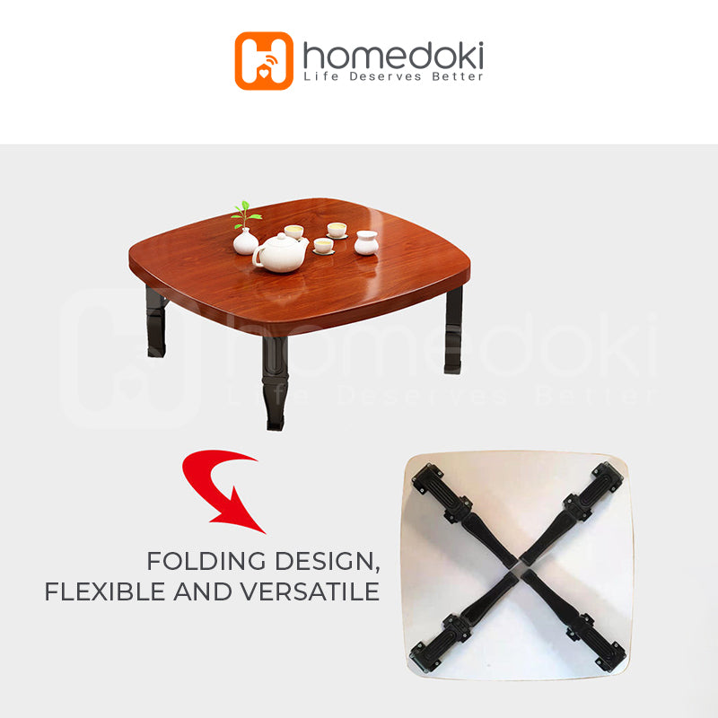 Homedoki Meja Teh Jepang Lesehan - Meja Lipat HD036