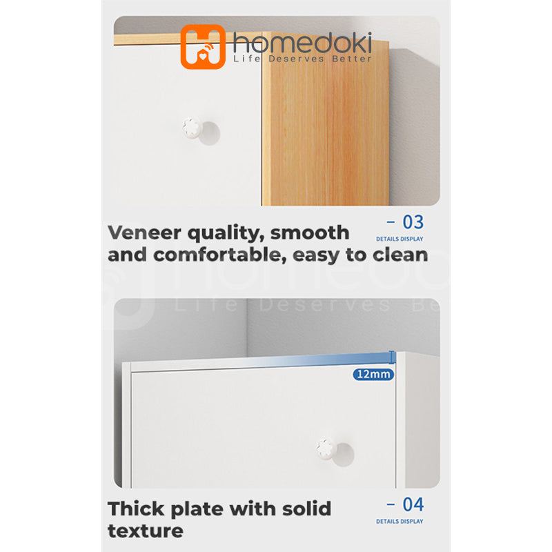 Homedoki Kabinet Penyimpanan Kayu HD038