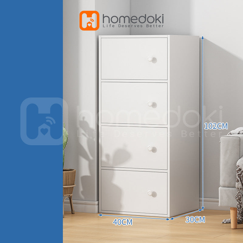 Homedoki Kabinet Penyimpanan Kayu HD038