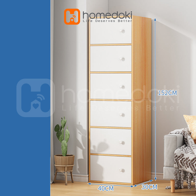 Homedoki Kabinet Penyimpanan Kayu HD038