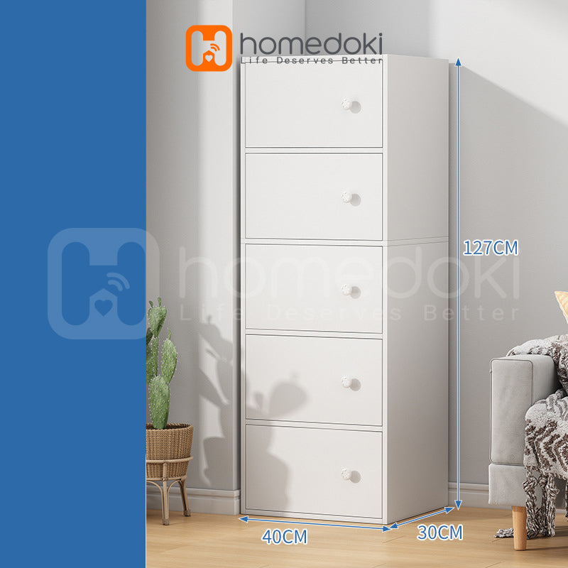Homedoki Kabinet Penyimpanan Kayu HD038