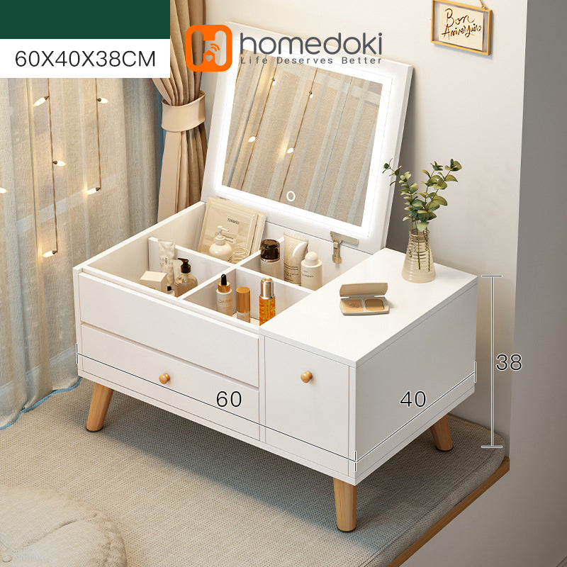 Homedoki Meja Rias Cermin Lantai HD080