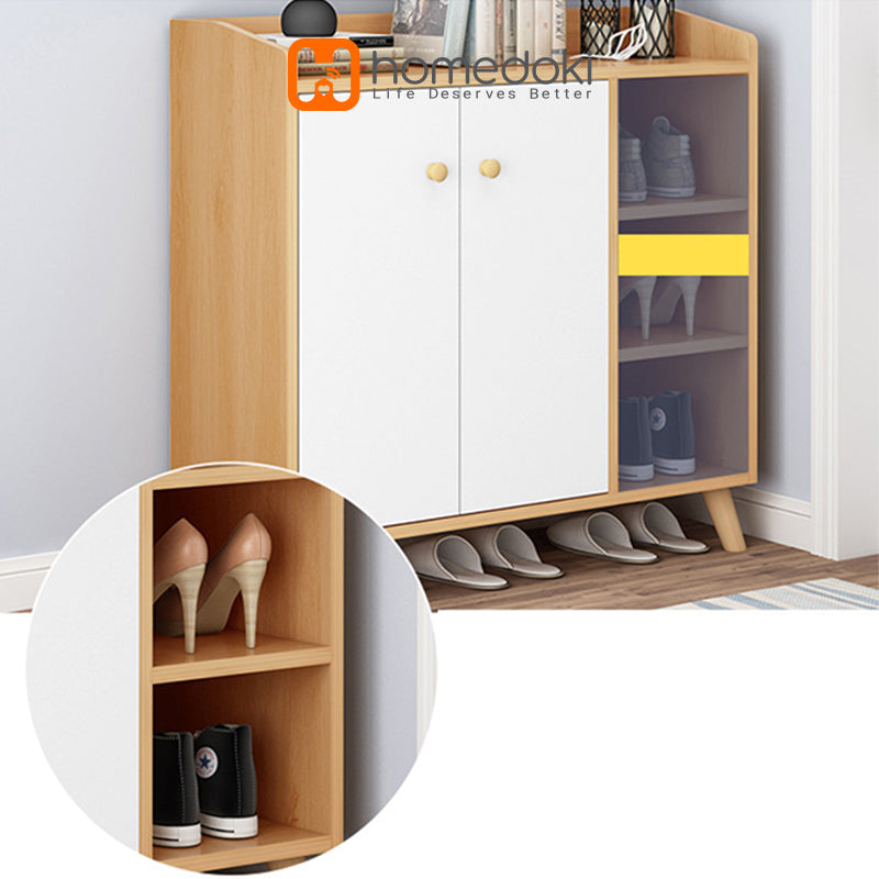 Homedoki Lemari Sepatu Susun Minimalis HD086