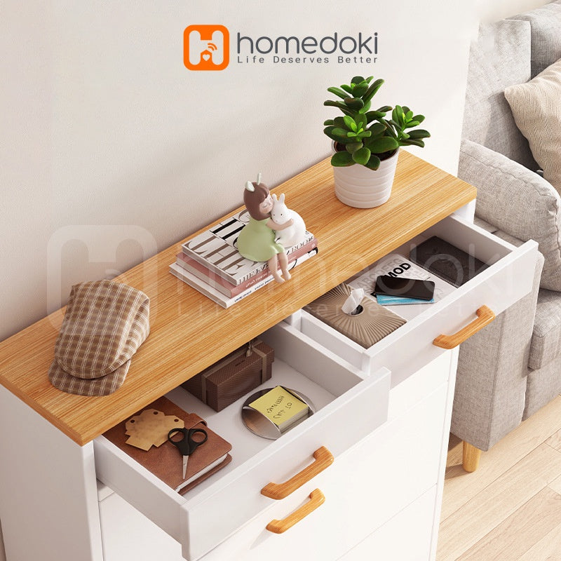 Homedoki Rak Sepatu / Lemari Sepatu Kayu /  Lemari Kabinet Kayu Minimalis / Rak Sepatu Kayu / Rak Sepatu Minimalis / Shoes Cabinet