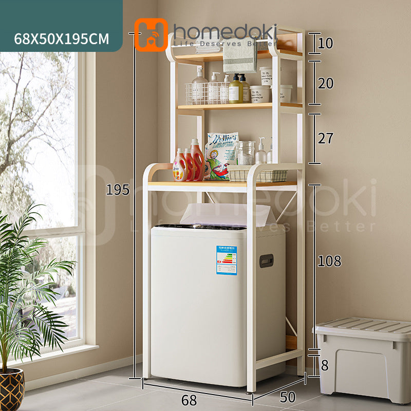 Homedoki Rak Serbaguna /Rak Laundry / Rak Mesin Cuci / Rak Penyimpanan Serbaguna