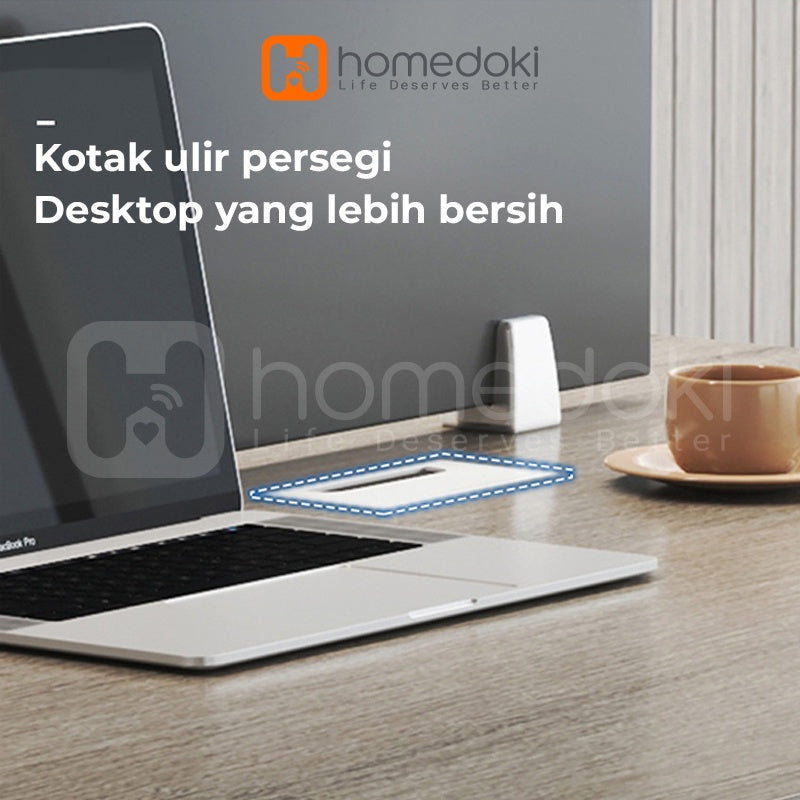 Homedoki Meja Kerja dengan Pembatas / Meja Kantor